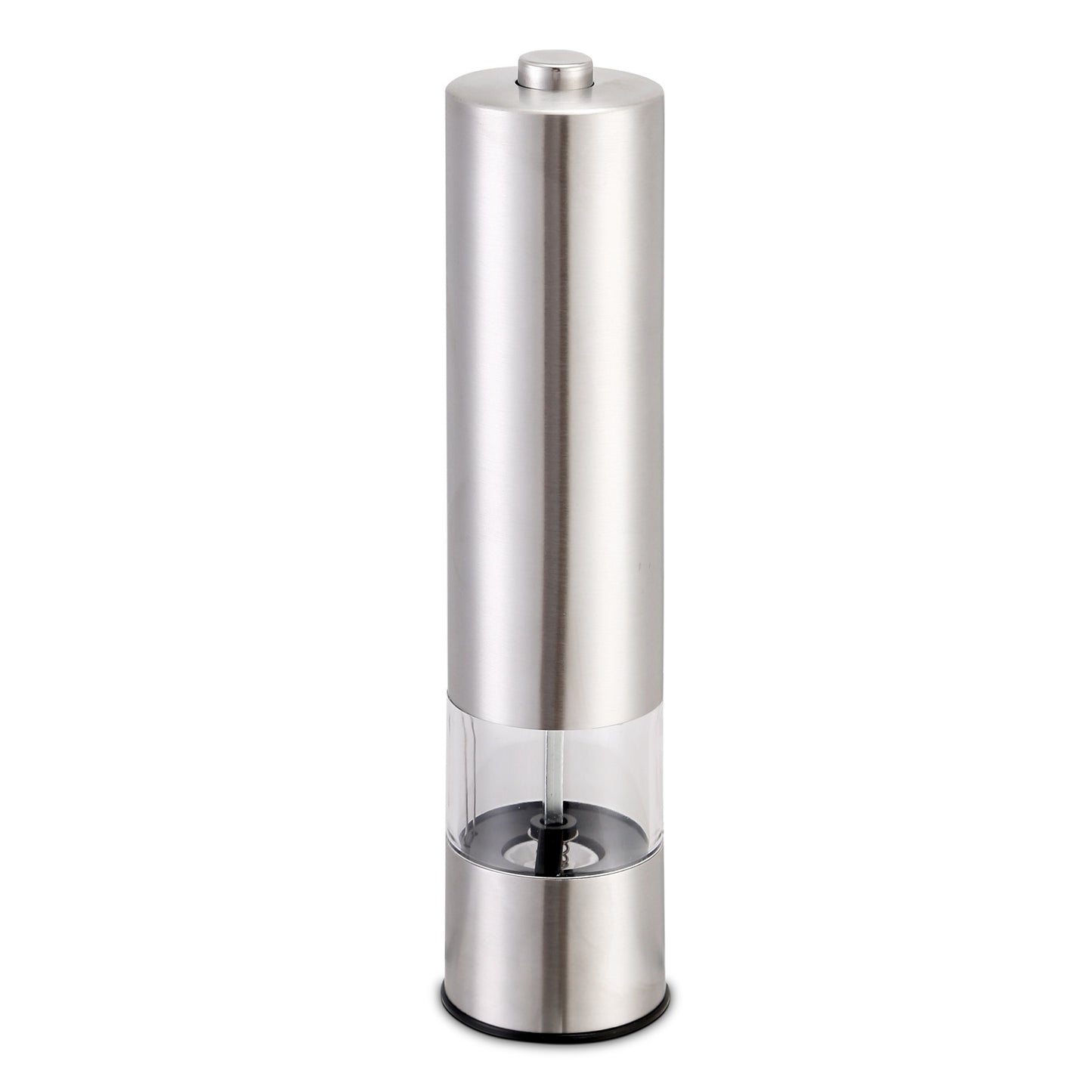 1Pc Electric Salt Pepper Grinder With Light Adjustable Coarseness Stainless Steel Salt Pepper Shaker Battery Operated Pepper Grinder Mill Easy Refill And Clean