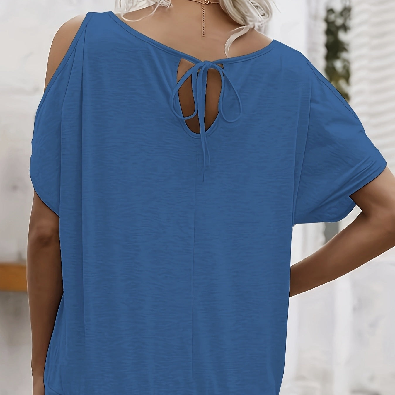 Ladies' Fashionable Casual Solid Color Suspender Sleeveless Tight Short Sleeved T-shirt