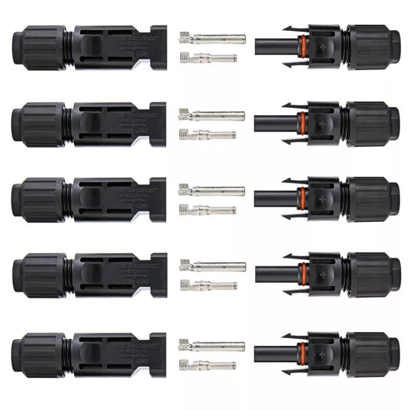 Male Female Solar Cable Connectors For DIY Solar Panel US