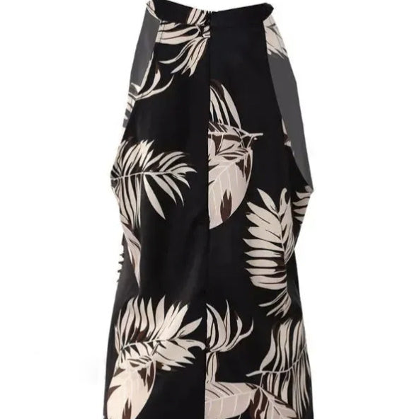 Women's V-neck Printed Off Shoulder Vacation Essential Vest Top