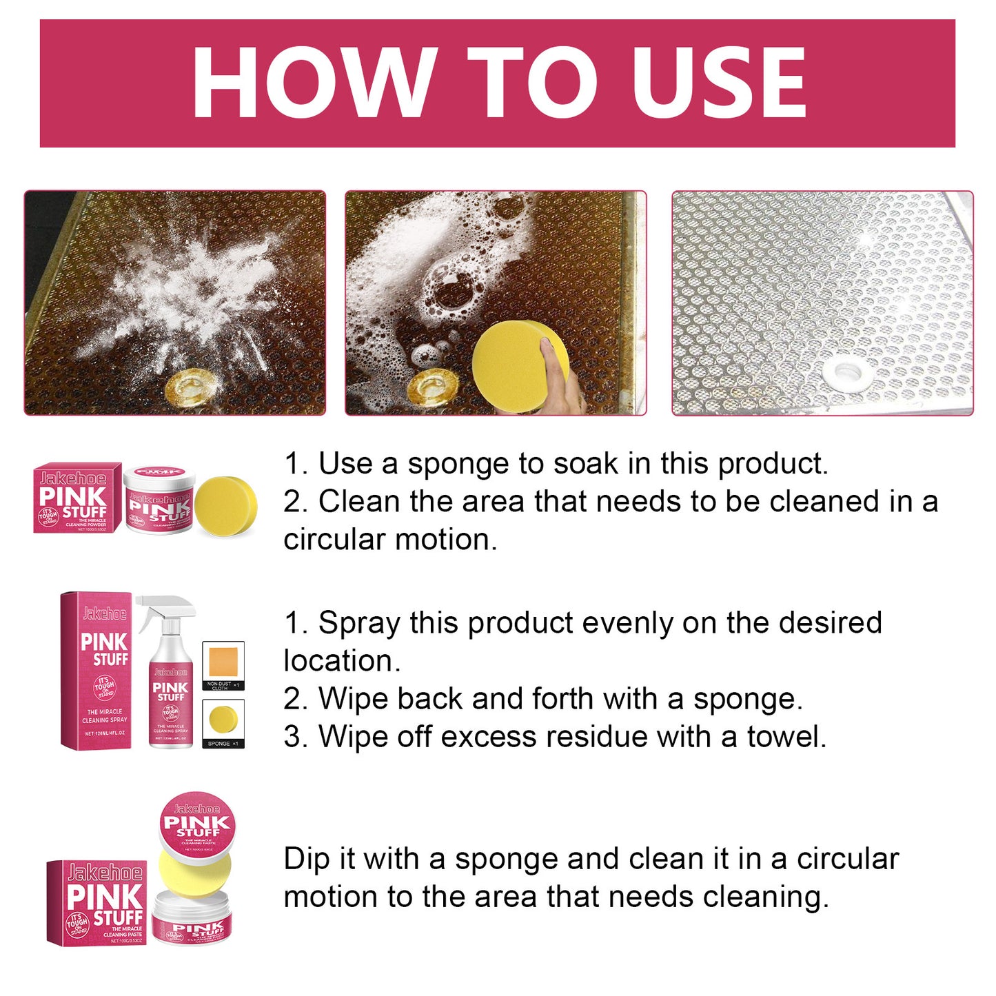 Jakehoe Multi-Purpose Kitchen Cleaning Paste Kitchen Fume Cleaning Paste Is A Powerful Multi-tasking Cleaner For Oil Stains