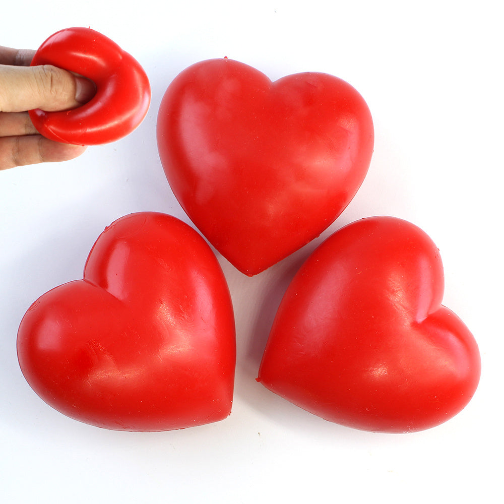 3 Sets Of Heart Squeezing Toys, Decompression Toys, Holiday Gifts, Children's Toys