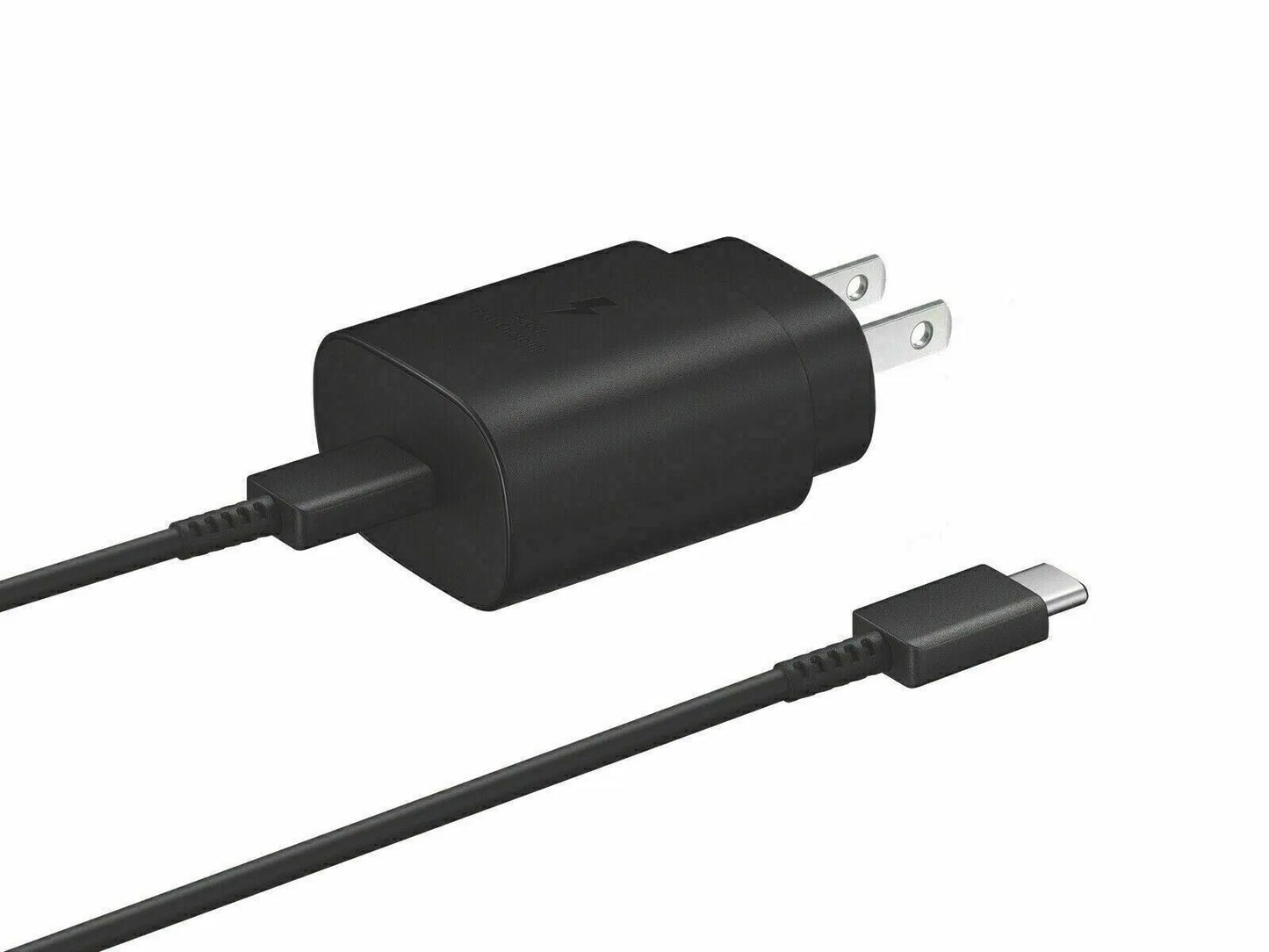 25w Super Fast Charger Type USB-C 10FT Cable For Galaxy S23 S22 S21 S20