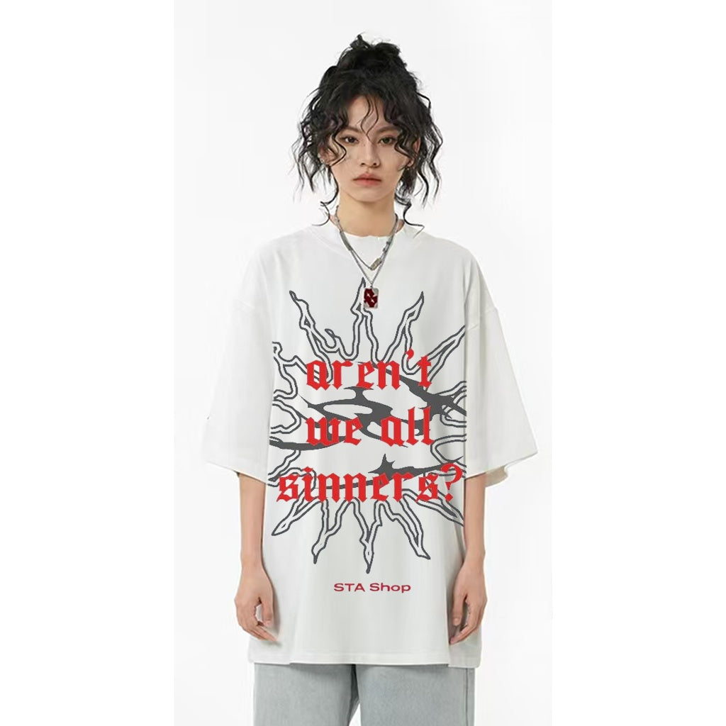 Summer New Printed T-shirt - Customizable Pattern