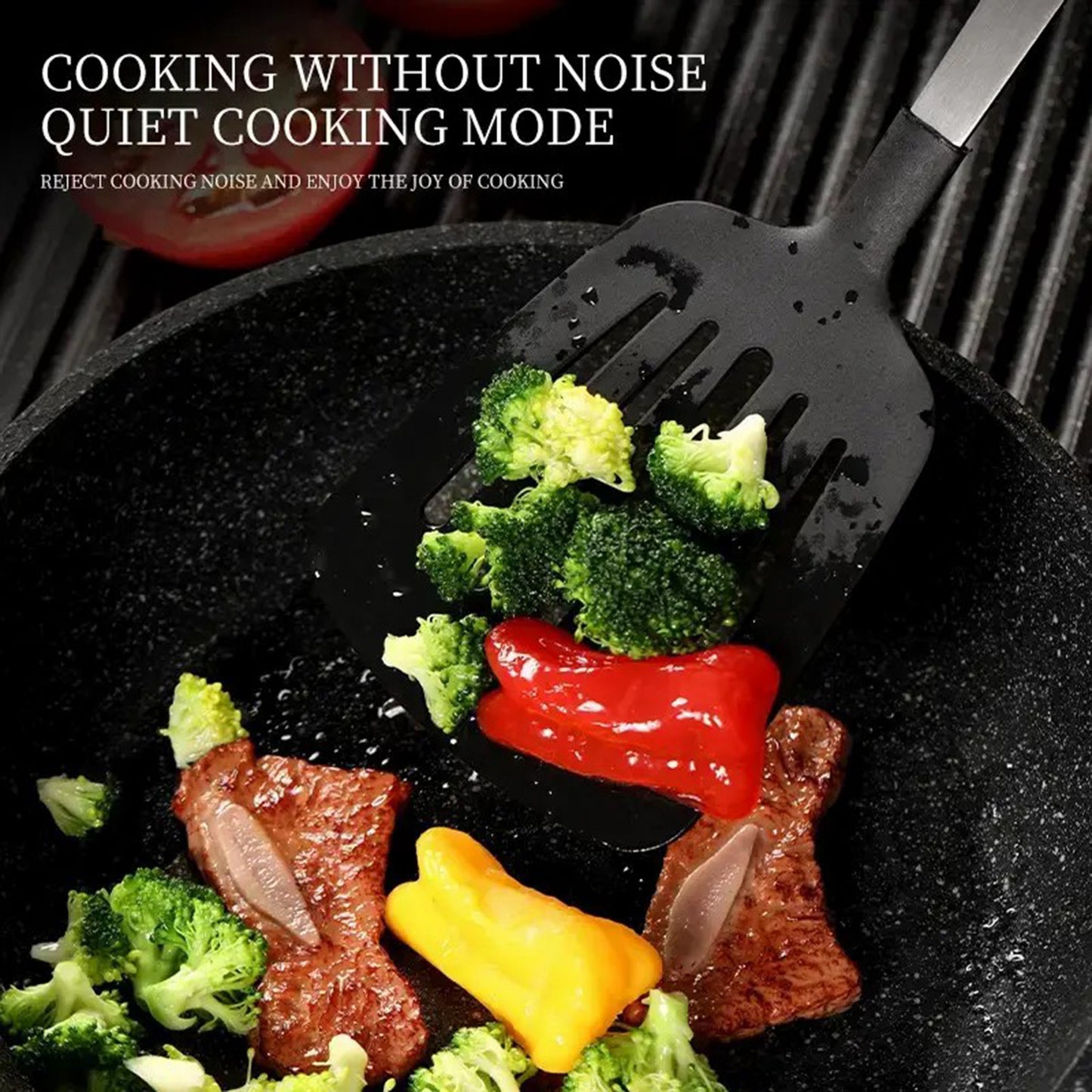 High Quality 5-piece Cooking Utensil Set - Stainless Steel Handle And Nylon Faucet, Non Stick Pan, Heat-resistant, Suitable For Home Use, Kitchen Gift, USPS Shipping, Supports Self Pickup