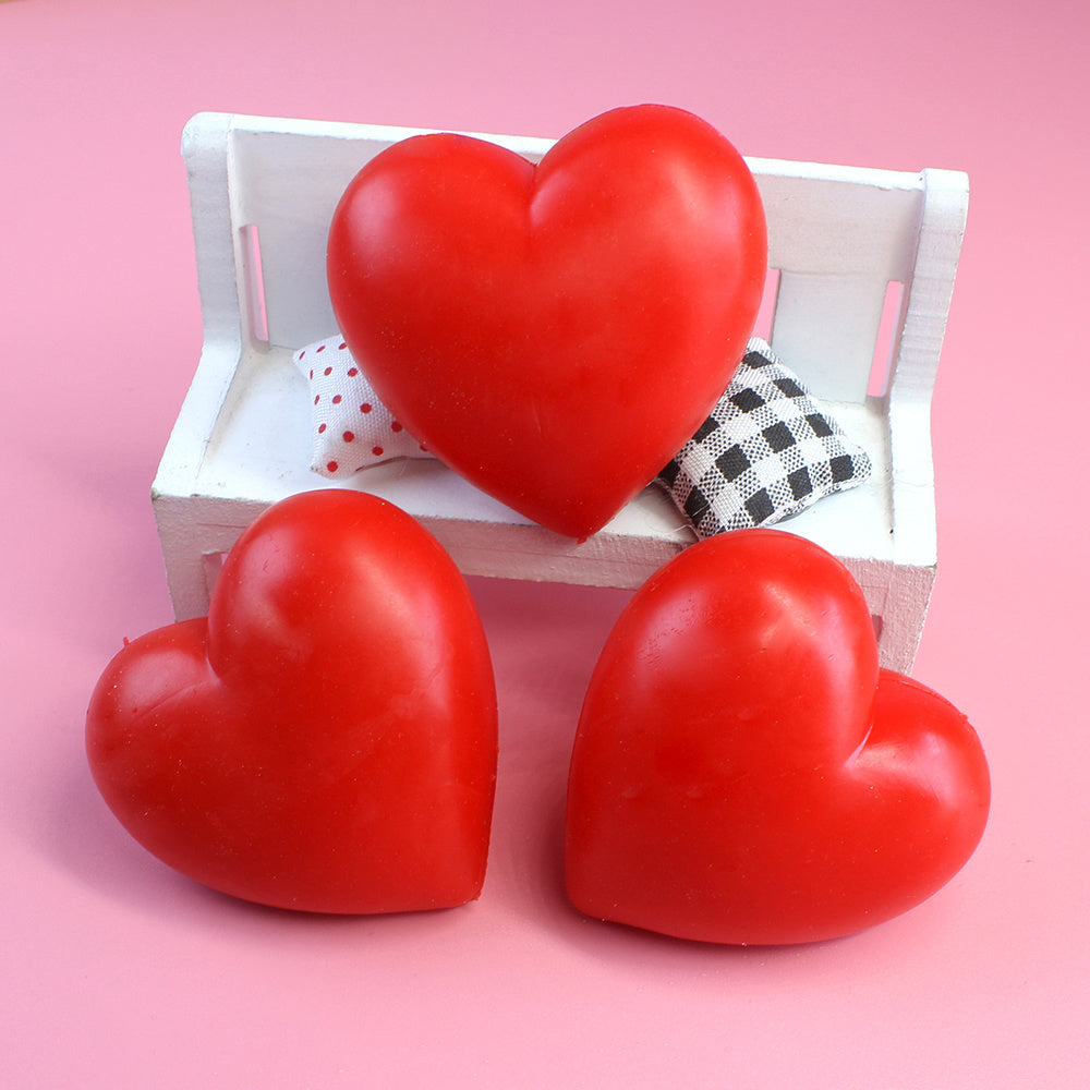 3 Sets Of Heart Squeezing Toys, Decompression Toys, Holiday Gifts, Children's Toys