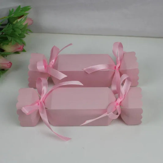 40Pcs Wedding Party Treat Boxes Small  Red Candy Shaped Gift Boxes