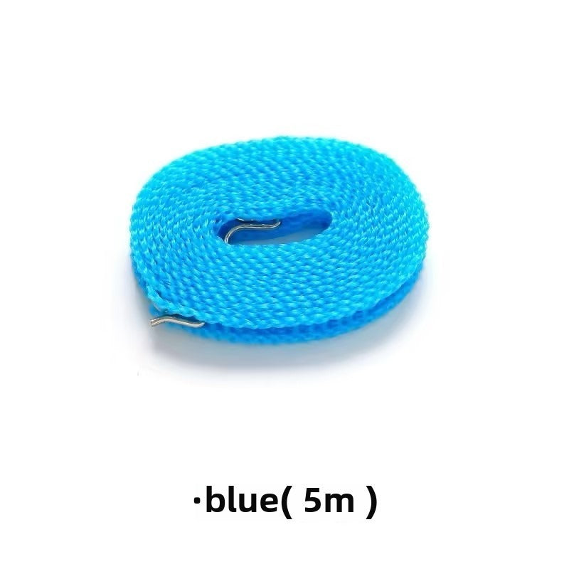 5 Meter Multifunctional Clothesline For Indoor And Outdoor Use. It's A Sturdy, Windproof Clothesline That's Perfect For Drying Laundry