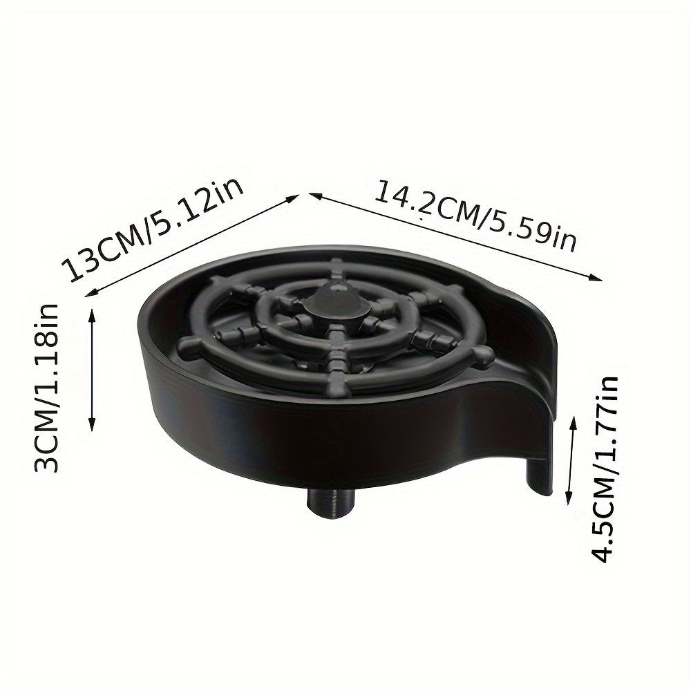 Manual Press-type Automatic Cup Cleaning Set, Including A Cup Cleaner With Connecting Tube And Connecting Water Pipe, Capable Of Pressing And Cleaning Cups, Suitable For Bars, Restaurants And Househol
