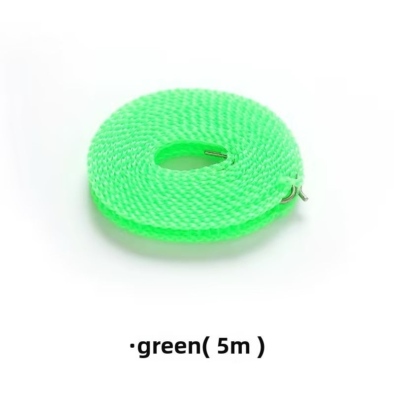 5 Meter Multifunctional Clothesline For Indoor And Outdoor Use. It's A Sturdy, Windproof Clothesline That's Perfect For Drying Laundry