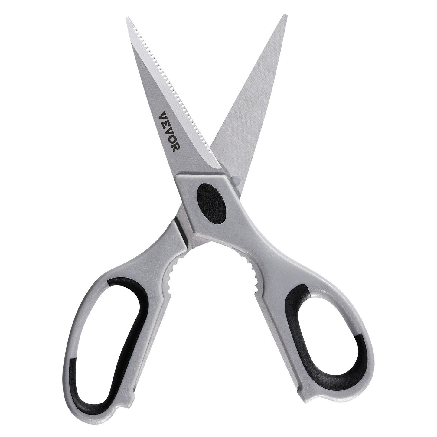 Kitchen Scissors 2 Pack Stainless Steel Kitchen Cooking Shears Cyan Grey