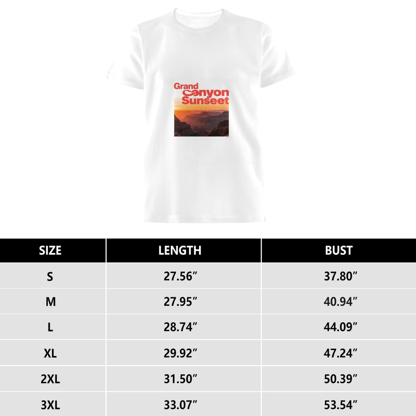 Grand Canyon Printed Men's Pure Cotton T-shirt - Casual Round Neck, Slightly Elastic, Suitable For Summer Knitted Fabric, Classic Fit Adult Shirt, Couple's Shirt