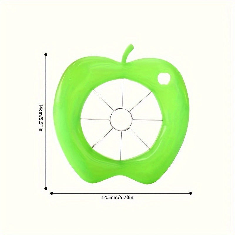 A Stainless Steel Apple Slicer - Manual Pitter And Slicer With An Easy-to-hold Handle - Metal Fruit And Vegetable Slicer, Suitable For Apples And Eggs - An Essential Kitchen Tool For Home Chefs And Pr