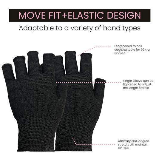 Irho UV Protection Sun Protection Nail Lamp Protective Gloves