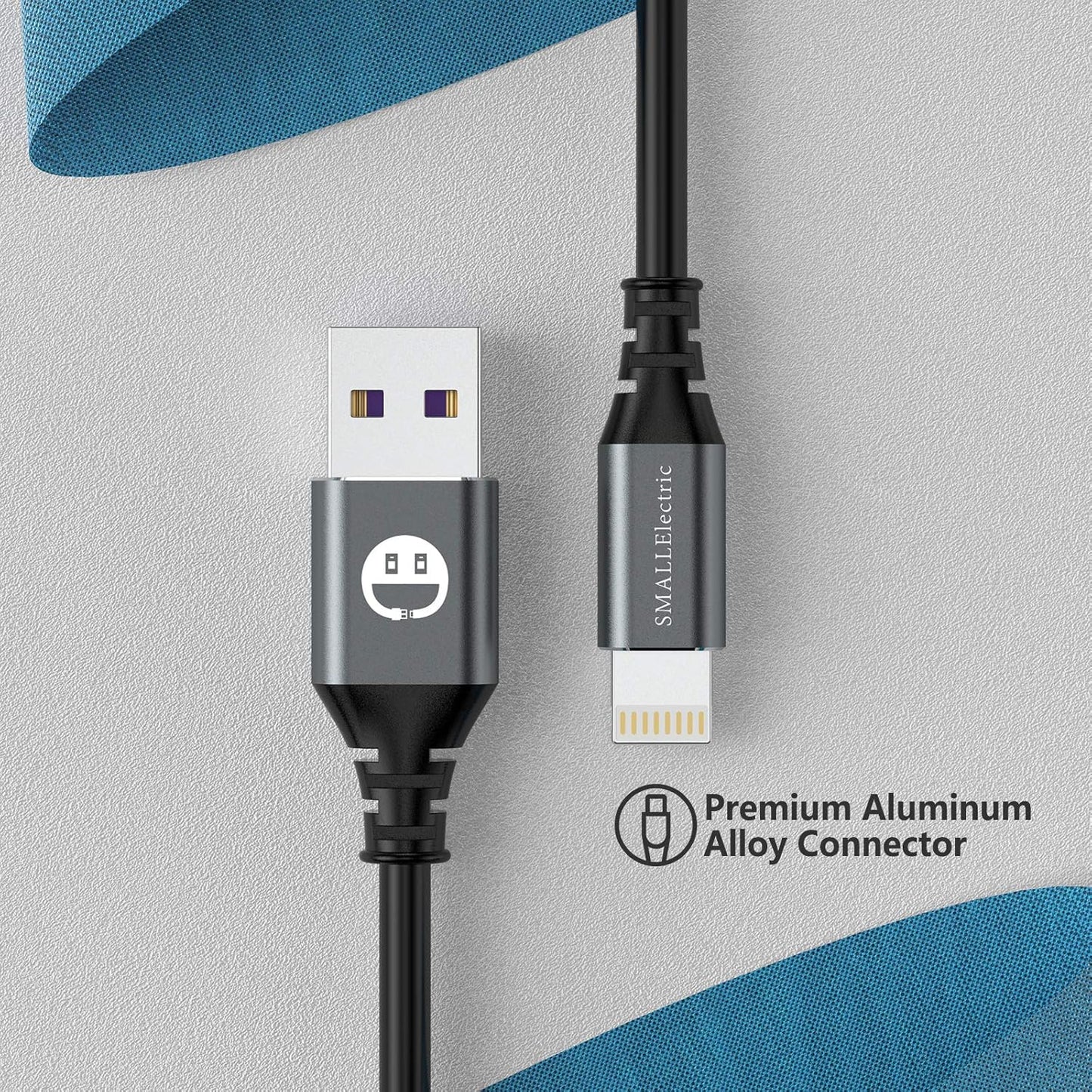 iPhone Charger 10 ft,3-Pack Extra Long Lightning Cable, MFi-Certified iPhone Charger Cable 10 Foot Charging Cord for iPhone 12 11 Pro X XS Max XR/8 Plus/7 Plus/6/6s Plus/5s /5c/iPad Mini Air(Grey)