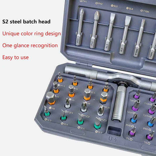 FixMaster™ 24-in-1 Magnetic Ratchet Set