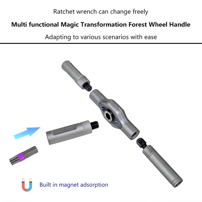 FixMaster™ 24-in-1 Magnetic Ratchet Set