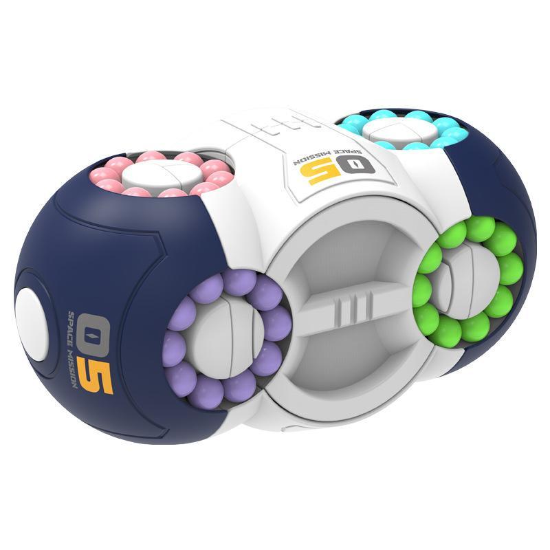 Decompression Toy, Three-dimensional Magic Bean Fingertip Magic Cube Puzzle Toy For Kids Children Student Adult As Birthday Gift Rubik's Cube