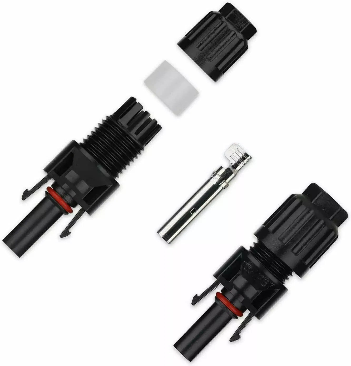 Male Female Solar Cable Connectors For DIY Solar Panel US