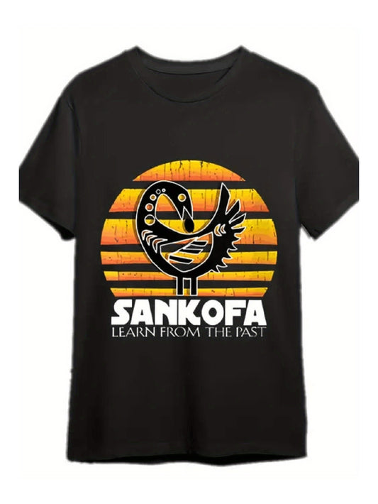 Explore The Trend Shop Online Sankofa Tshirt A Perfect Blend Of Vintage And Fashion