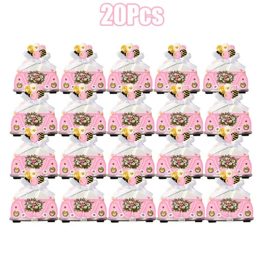 20 Pcs Wedding Party Favor Treat Boxes Unique Wedding Car Design Gift Box