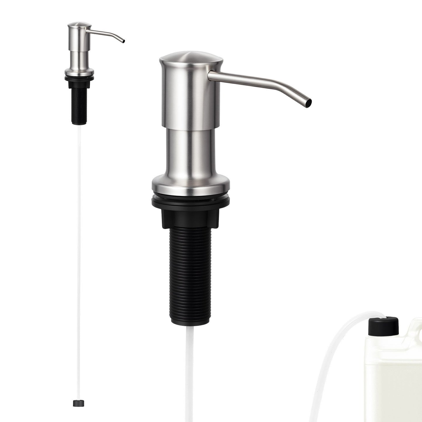 Built In Soap Dispenser For Kitchen Sink Stainless Steel CountertopPump