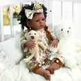 RSG 20 Inch Lifelike Reborn Baby Dolls Newborn Baby Dolls Handmade Real Life Toddler Dolls with Clothes Accessories for Kids Age 3+