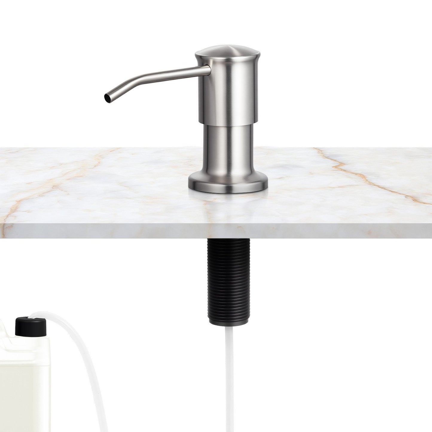 Built In Soap Dispenser For Kitchen Sink Stainless Steel CountertopPump