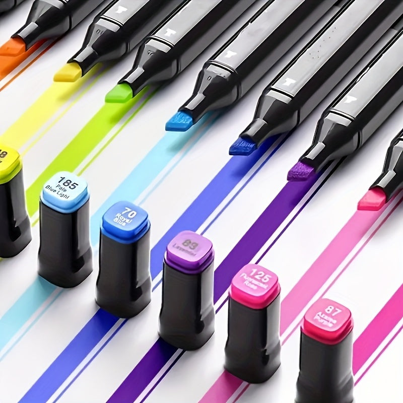 Alcohol Markers 120  Healthy Bright Professional Multi Colour Pens All Children Fold Color Naturally Colour Markers Oil-Based Scientific Purity Permanent Marker Pen