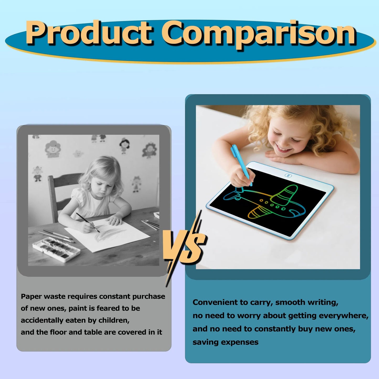 LCD Writing Tablet, Valentines Day Gifts For Kids,13 Inch Colorful Toddler Doodle Board Drawing Tablet, Erasable Reusable Electronic Drawing Pads, Educational And Learning Toys For Kids