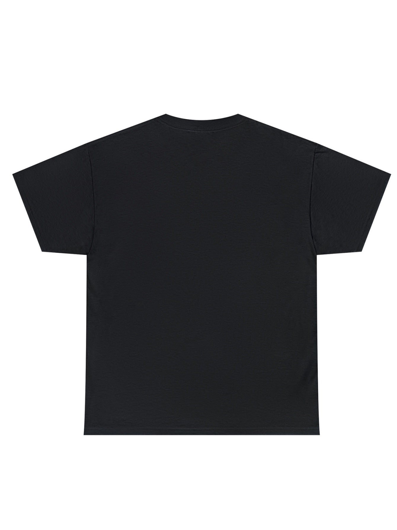 Black Tshirt Yellow Submarine Pattern Trendy And Fashionable Casual And Versatile