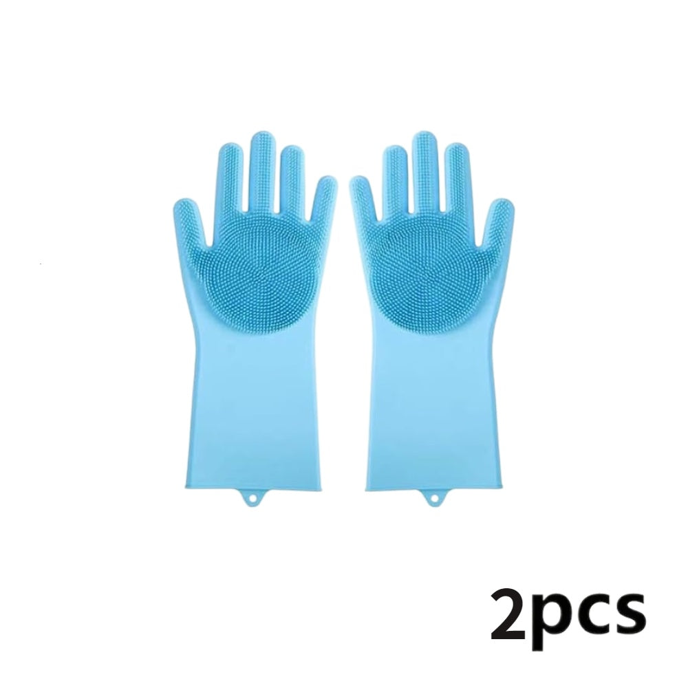 Dishwashing Gloves For Housework, Kitchen, Durable Silicone Waterproof Vegetable Dishwashing Dishwashing Cleaning Artifact Kitchen Dishwashing Gloves Thickened, Prohibited For Sale On Temu