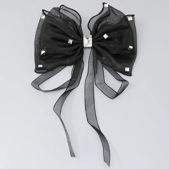 Bow Sheer Hair Barrette
