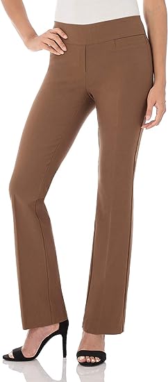 Rekucci Womens Ease into Comfort Bootcut Pant