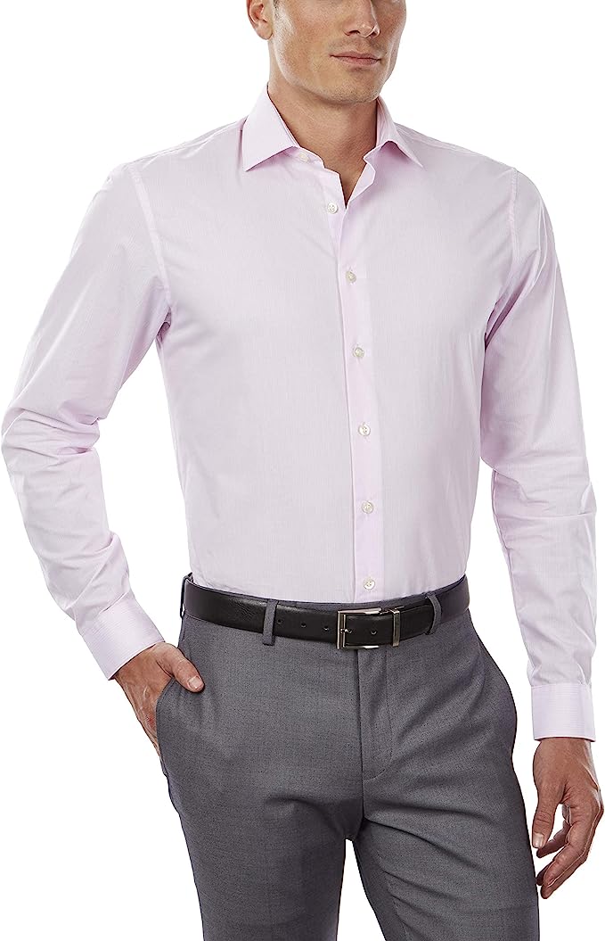Kenneth Cole Men's Dress Shirt Slim Fit Checks and Stripes